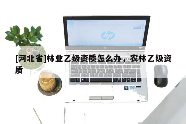 [河北省]林業乙級資質怎么辦，農林乙級資質