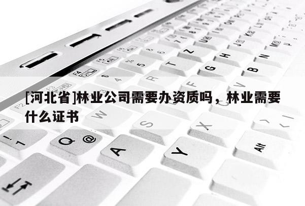[河北省]林業(yè)公司需要辦資質(zhì)嗎，林業(yè)需要什么證書