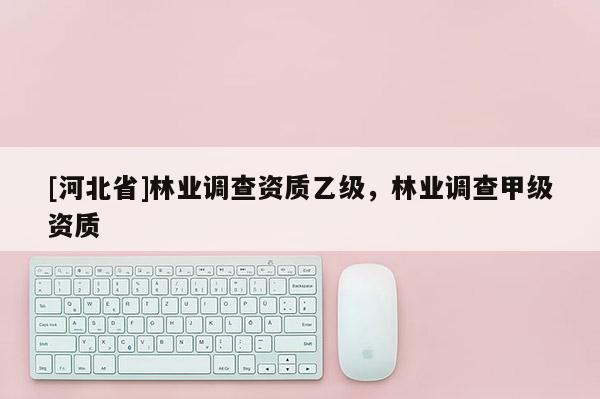 [河北省]林業(yè)調查資質乙級，林業(yè)調查甲級資質