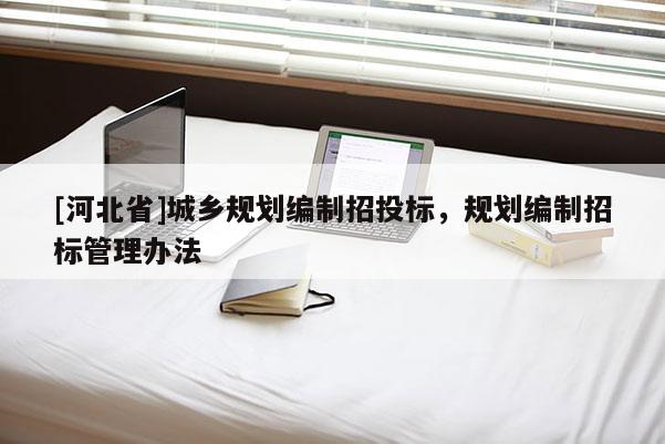 [河北省]城鄉規劃編制招投標，規劃編制招標管理辦法