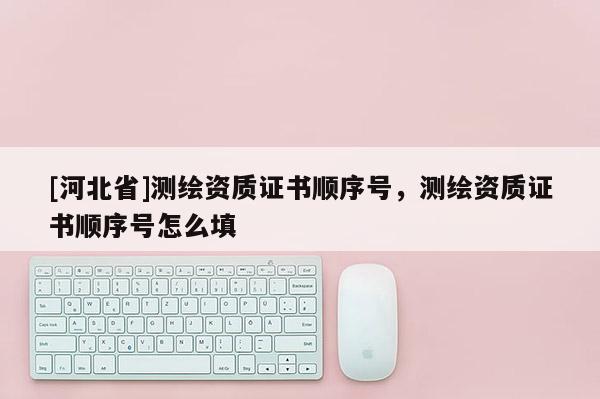 [河北省]測繪資質證書順序號，測繪資質證書順序號怎么填