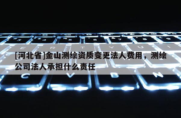 [河北省]金山測繪資質變更法人費用，測繪公司法人承擔什么責任