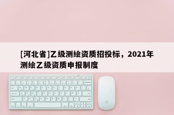 [河北省]乙級測繪資質招投標，2021年測繪乙級資質申報制度